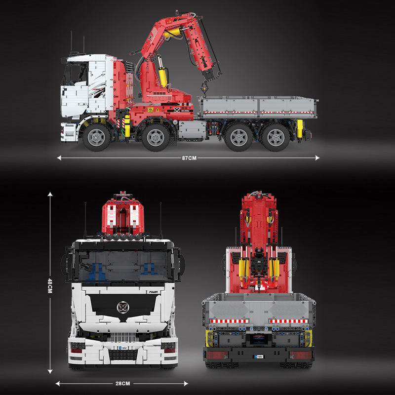 MOULD KING 19002 - Pneumatic Crane Truck