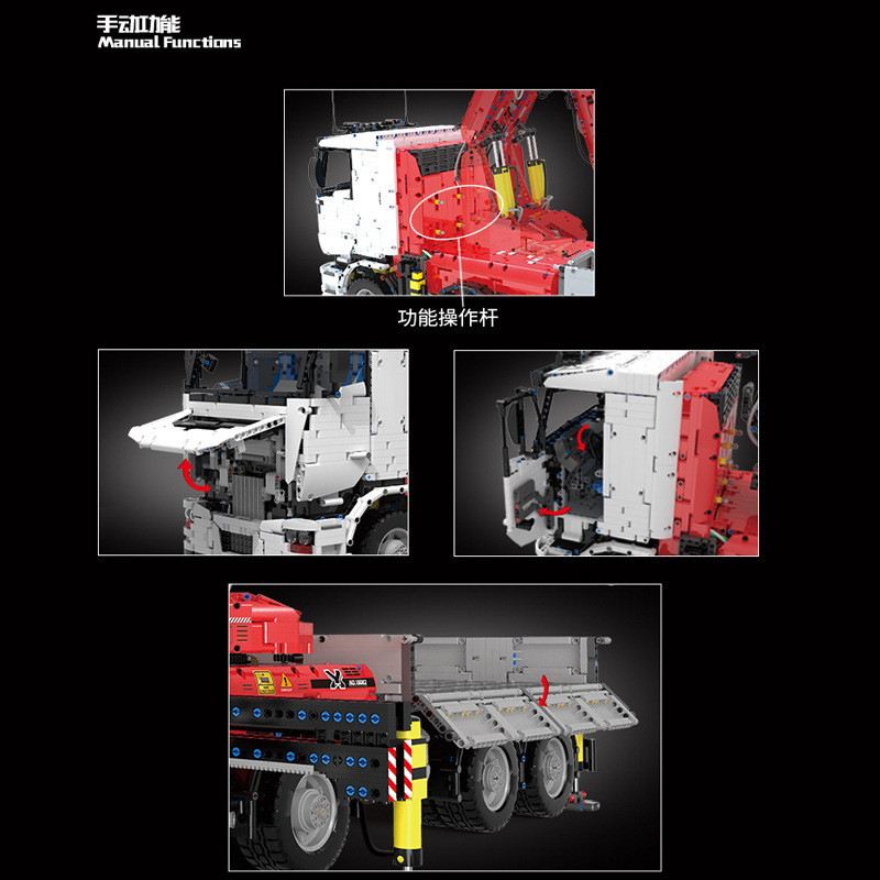 MOULD KING 19002 - Pneumatic Crane Truck