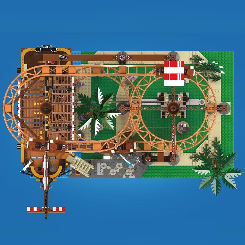 MOULD KING 11013 - Double Helix Roller Coaster