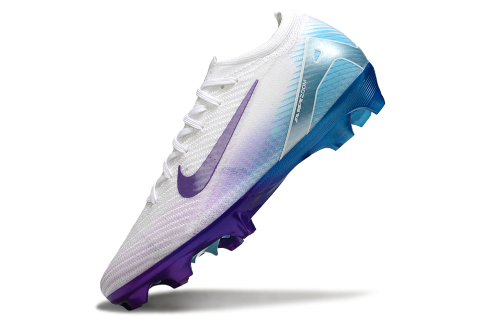 Nike Mercurial Vapor 16 Elite FG - White/Blue/Purple Knit Football Boots (39-45)