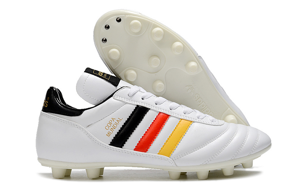 Adidas Copa Mundial FG Football Boots - Black/White, Made in Germany (Sizes 39-45)
