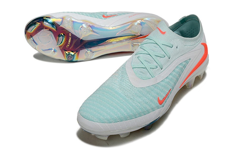 Nike Phantom GX Elite FG - Gold Double-Layer Waterproof Knit Football Boots (Sizes 39-45)