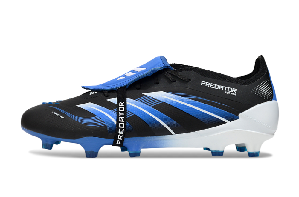 Adidas Predator 25 Elite FG - Full Knit, Anti-Clog Tongue Football Boots - Sizes 39-45