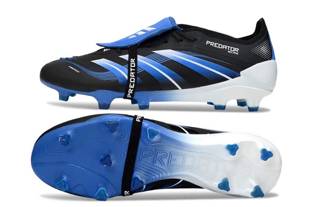 Adidas Predator 25 Elite FG - Full Knit, Anti-Clog Tongue Football Boots - Sizes 39-45