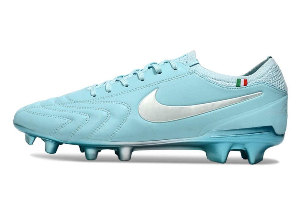 Nike Tiempo Legend X Elite FG - Metallic Knit Football Boots (Sizes 39-45)