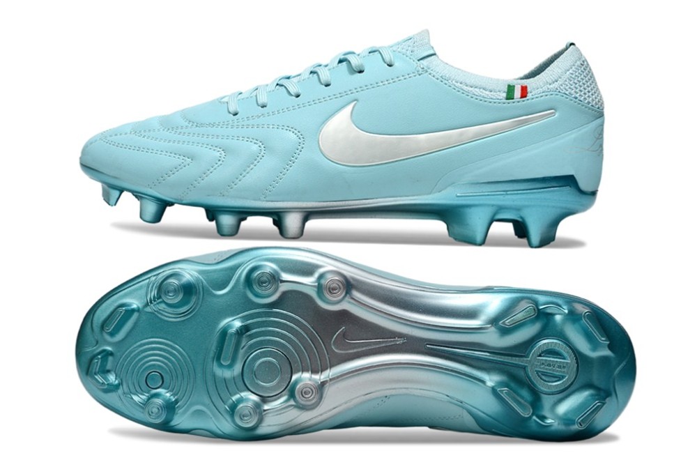 Nike Tiempo Legend X Elite FG - Metallic Knit Football Boots (Sizes 39-45)