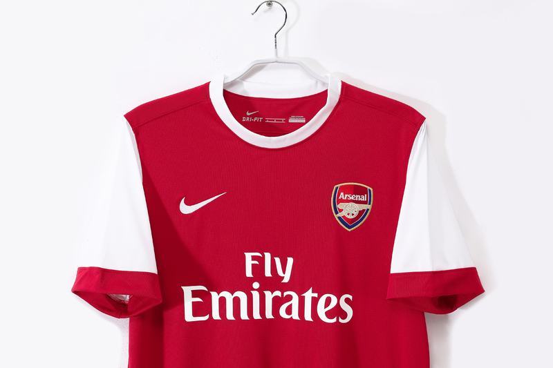 Soccer Jersey 10/11 Season Arsenal Home Retro 8a