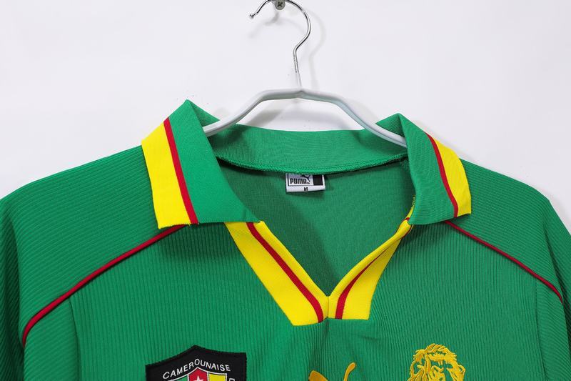 Soccer Jersey 98/99 Season Cameroon Home Retro 8a
