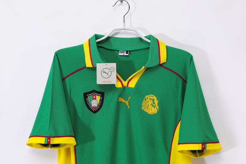 Soccer Jersey 98/99 Season Cameroon Home Retro 8a