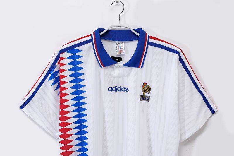 Soccer Jersey 94 Season France Away Retro 8a