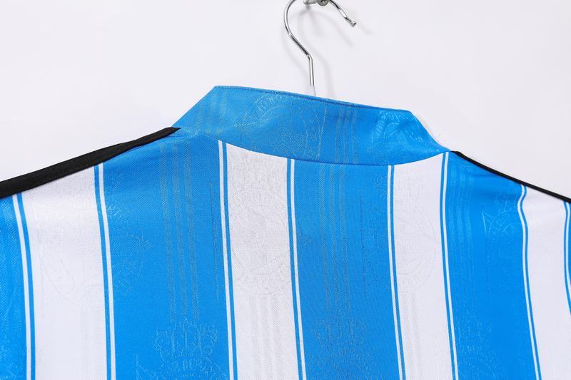 Deportivo La Coruña 1997/98 Home Blue White 0B Jersey, Club Sizes S-4Xl