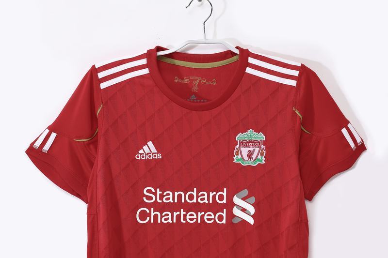 Liverpool 2010/11 Home Retro 8A Jersey, Club Sizes S-4Xl