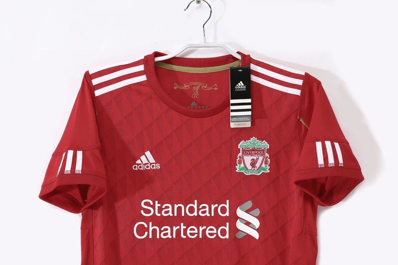 Liverpool 2010/11 Home Retro 8A Jersey, Club Sizes S-4Xl