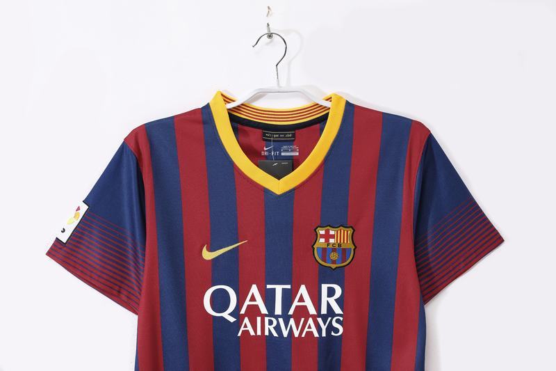 Barcelona 2013/14 Home 5A Jersey, Club Sizes S-4Xl