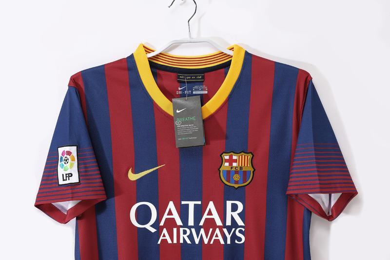 Barcelona 2013/14 Home 5A Jersey, Club Sizes S-4Xl