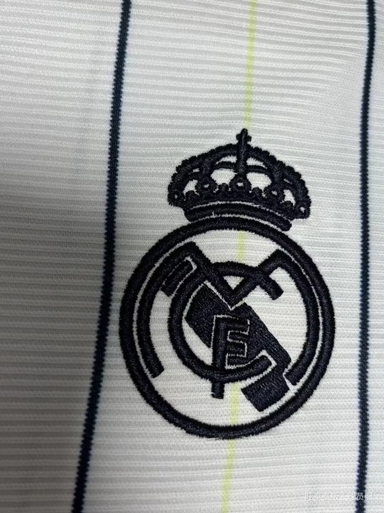 25-26 Real Madrid baseball jersey white