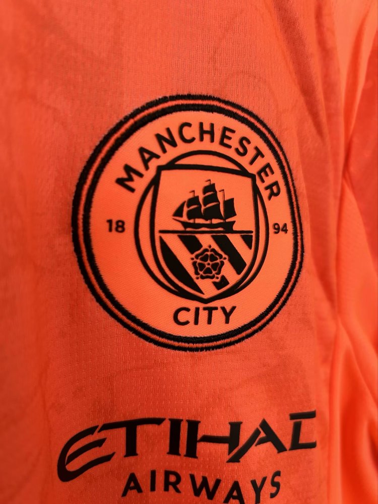 2526 Manchester City's second away game in orange S-4 XL