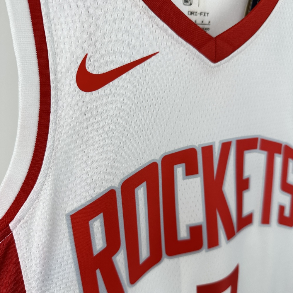 Durant, the white No. 7 of the Rockets in the 2023 season
