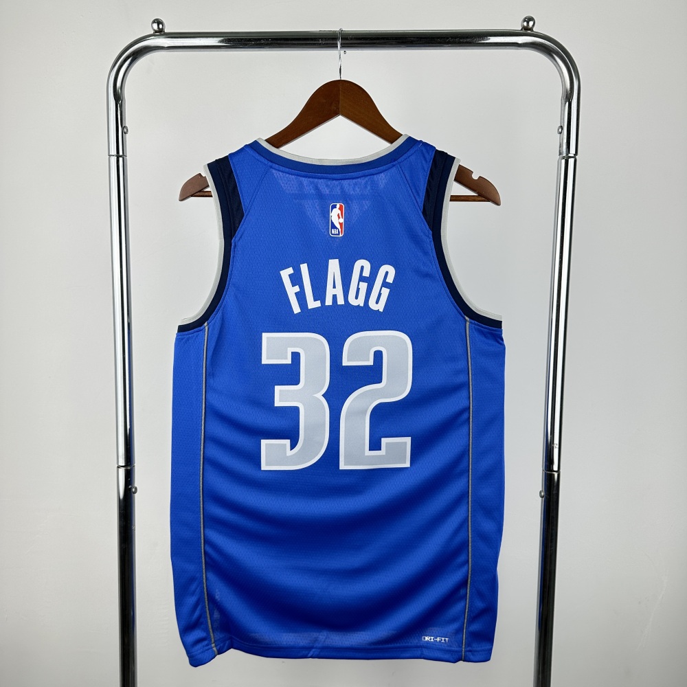 Mavericks Blue No. 32 Flagg