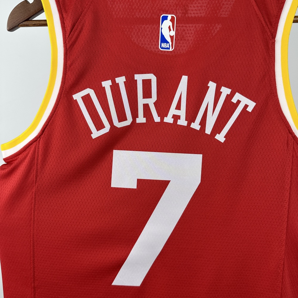 Rockets' retro red No. 7 Durant