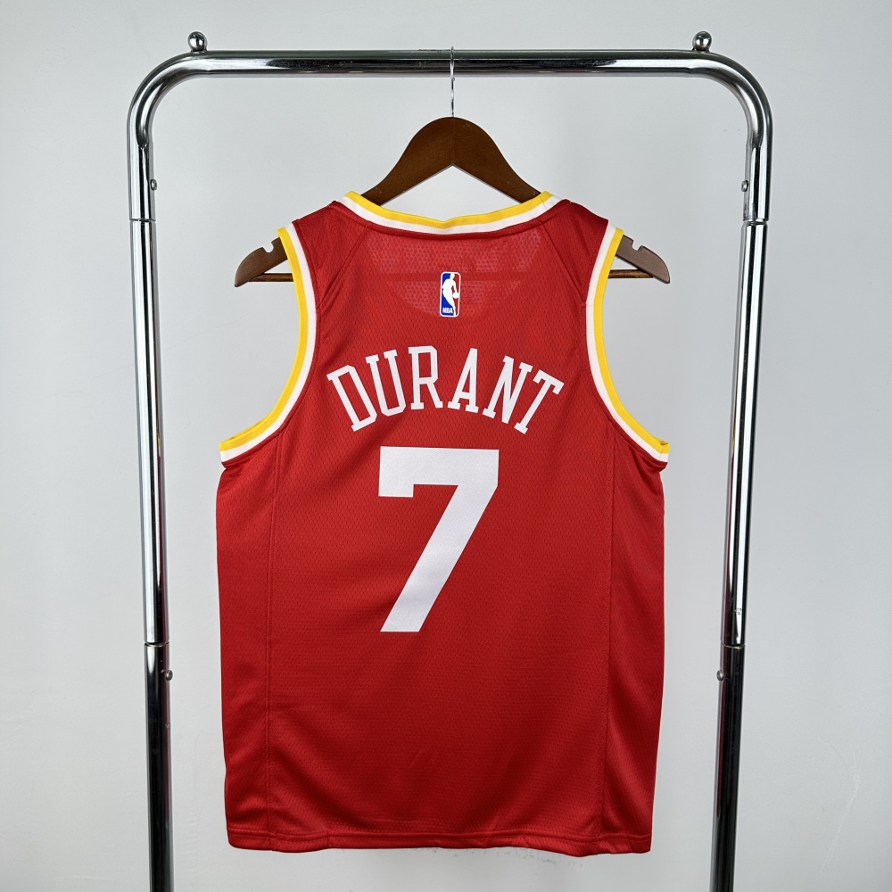 Rockets' retro red No. 7 Durant