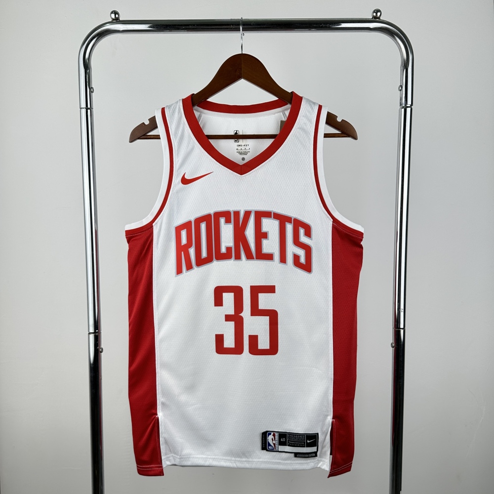 Durant, the white No. 35 of the Rockets in the 2023 season