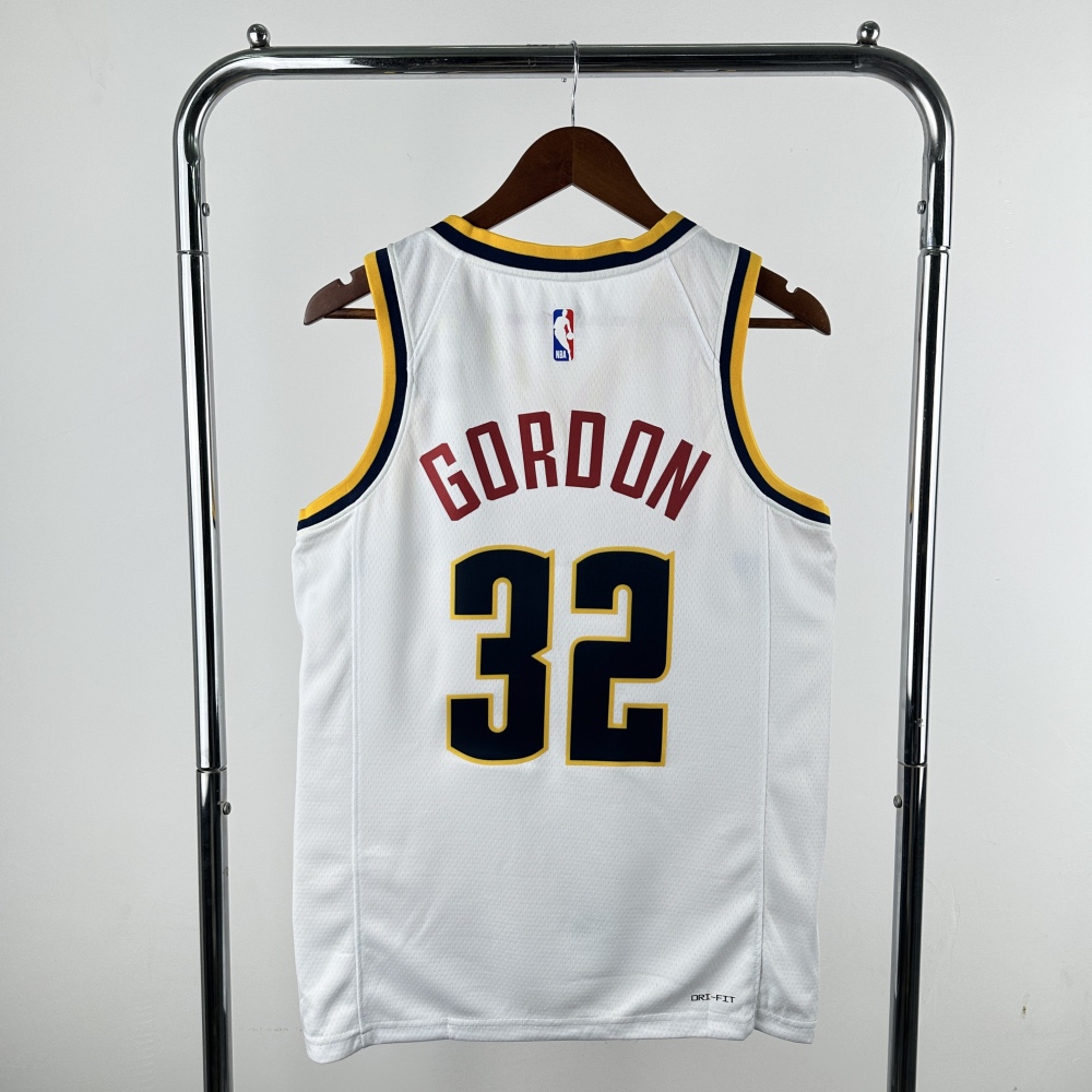 White No. 32 Gordon of the Denver Nuggets in the 2023 season