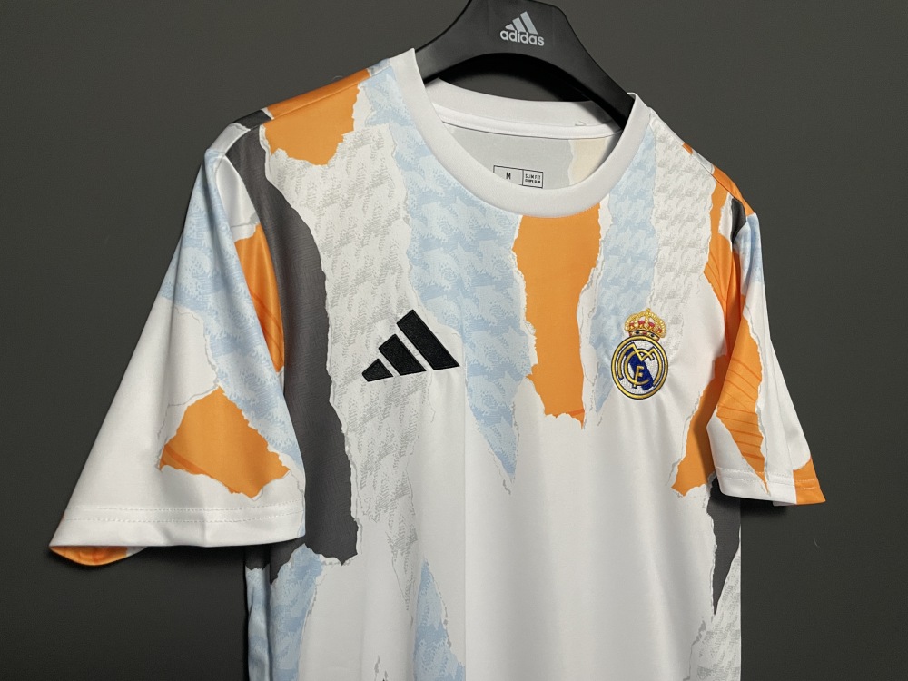 Real Madrid's pre-match training uniform S-4xL for 2425