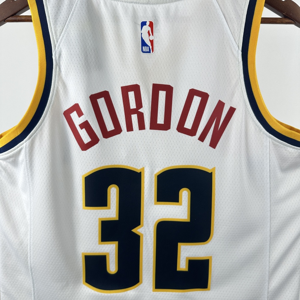 White No. 32 Gordon of the Denver Nuggets in the 2023 season