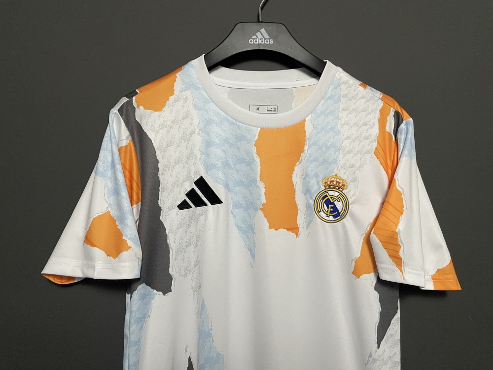 Real Madrid's pre-match training uniform S-4xL for 2425