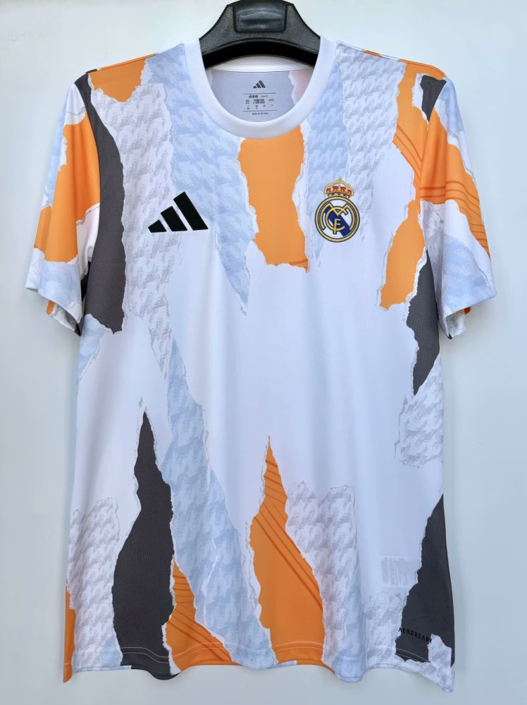 Real Madrid's pre-match training uniform S-4xL for 2425