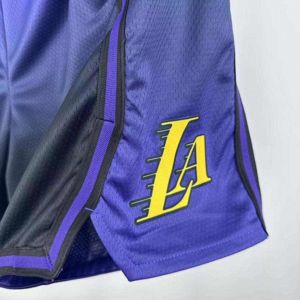 Lakers City Edition shorts for the 25th season