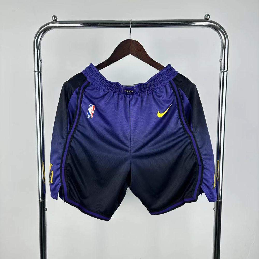 Lakers City Edition shorts for the 25th season