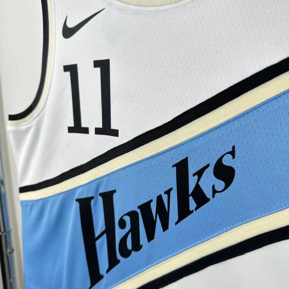 Trae Young, No. 11 of the Hawks' City Edition in the 25th season