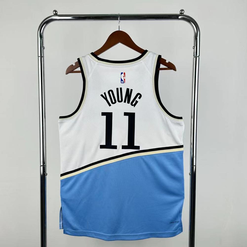 Trae Young, No. 11 of the Hawks' City Edition in the 25th season