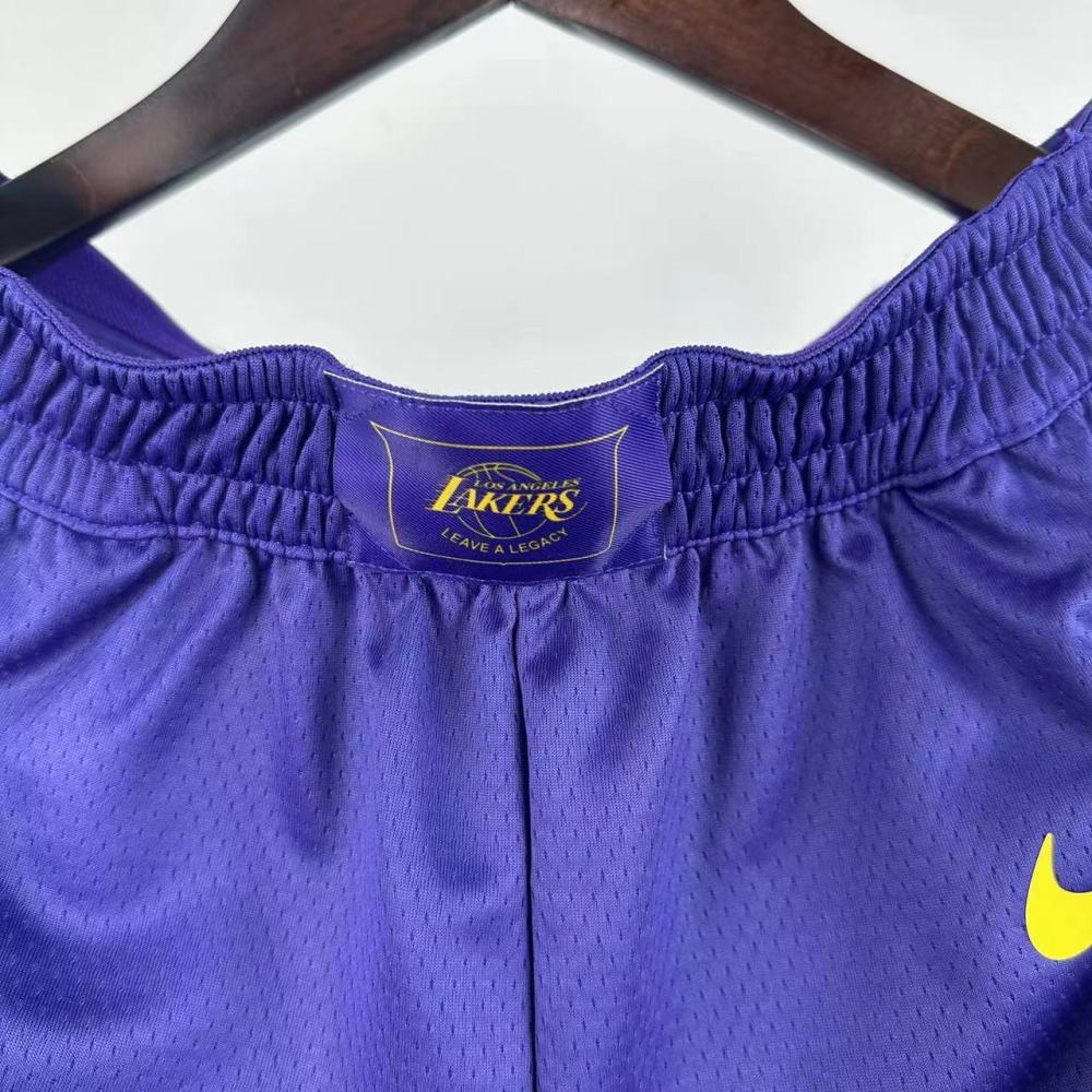 Lakers City Edition shorts for the 25th season