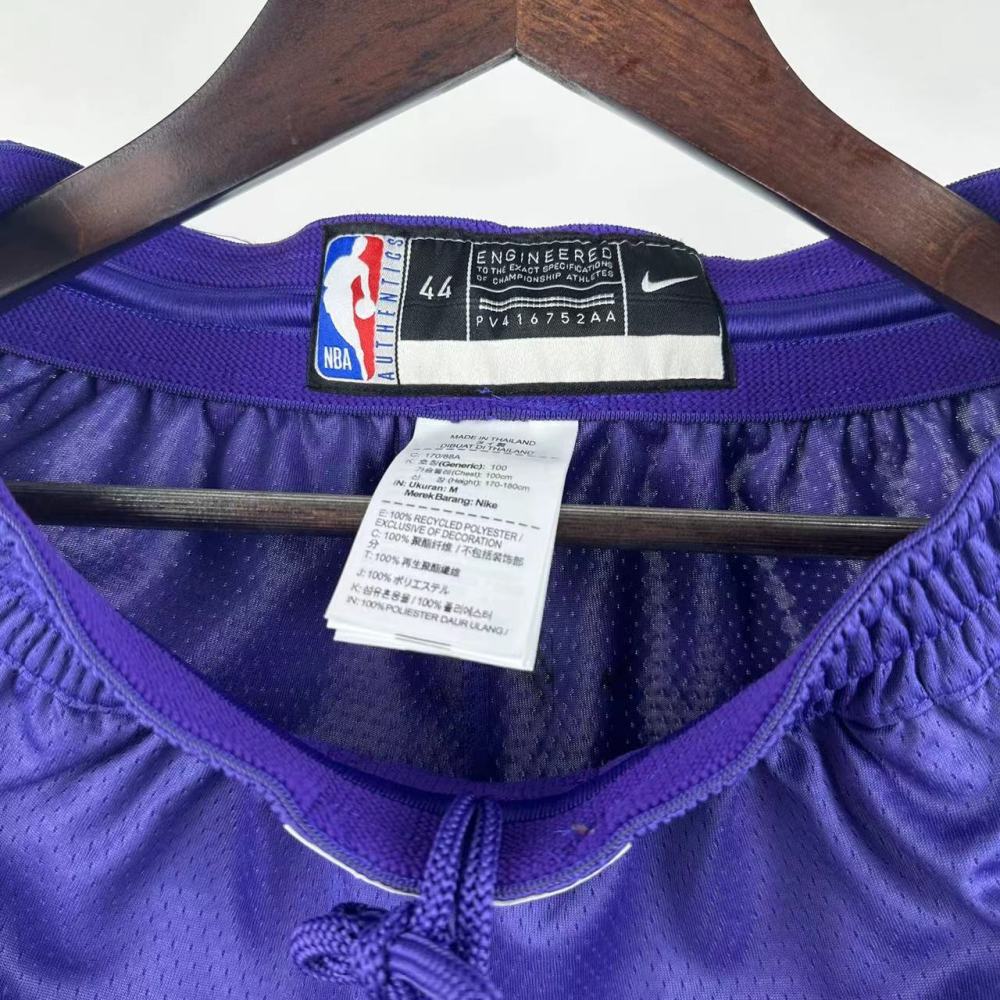 Lakers City Edition shorts for the 25th season