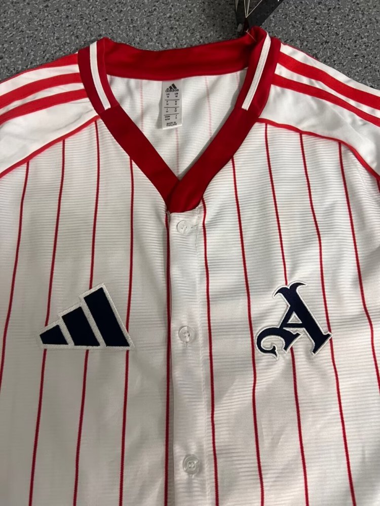 2526 Arsenal baseball Jersey S-4xL