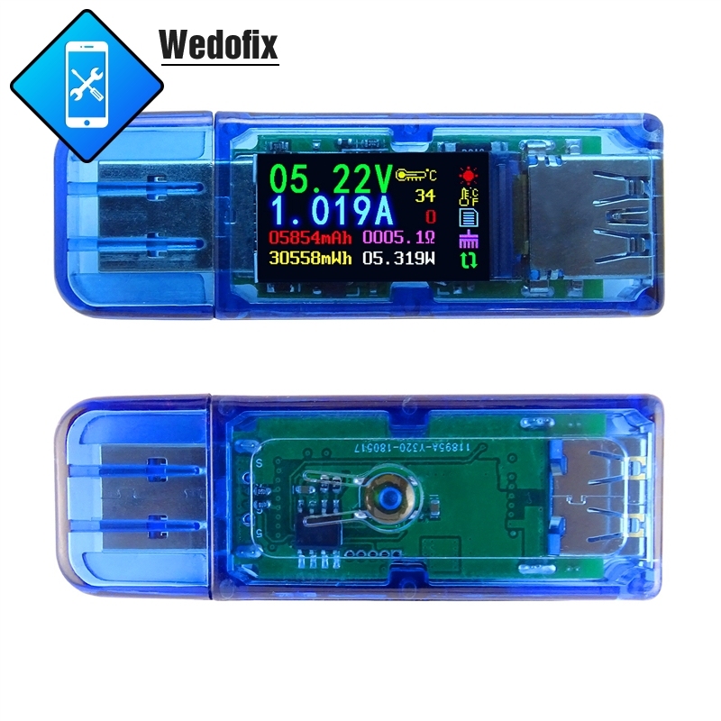 AT34 USB3.0 Digital USB Tester Multimeter Phone Repair Current Voltage Test Tool