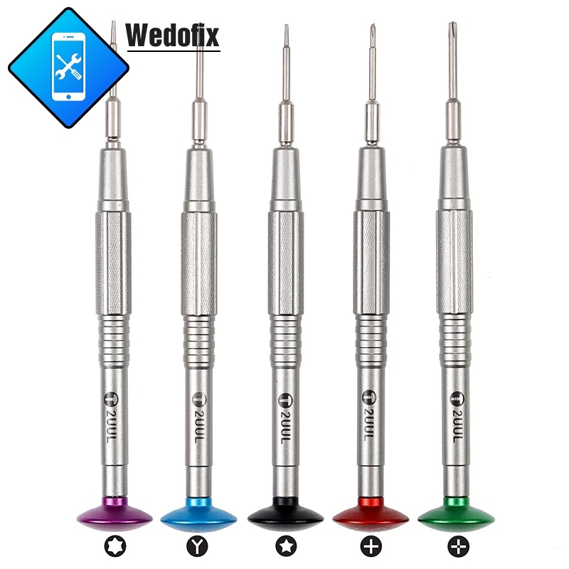 2UUL Aluminum Screwdriver Set with S2 Chrome Vanadium Steer Head