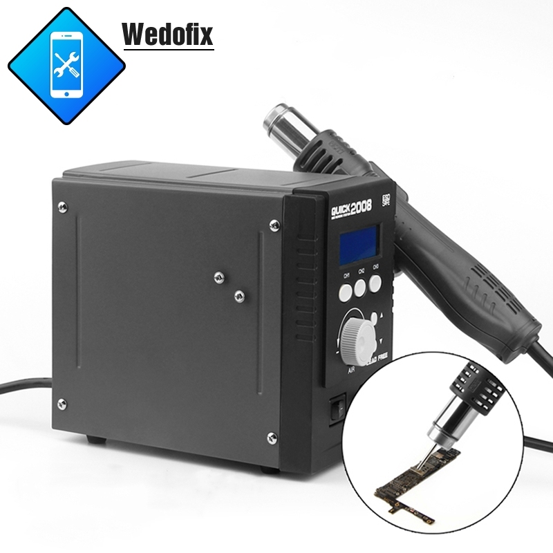Quick 2008 Digital Display ESD Free Hot Air Rework Station 110V/220V
