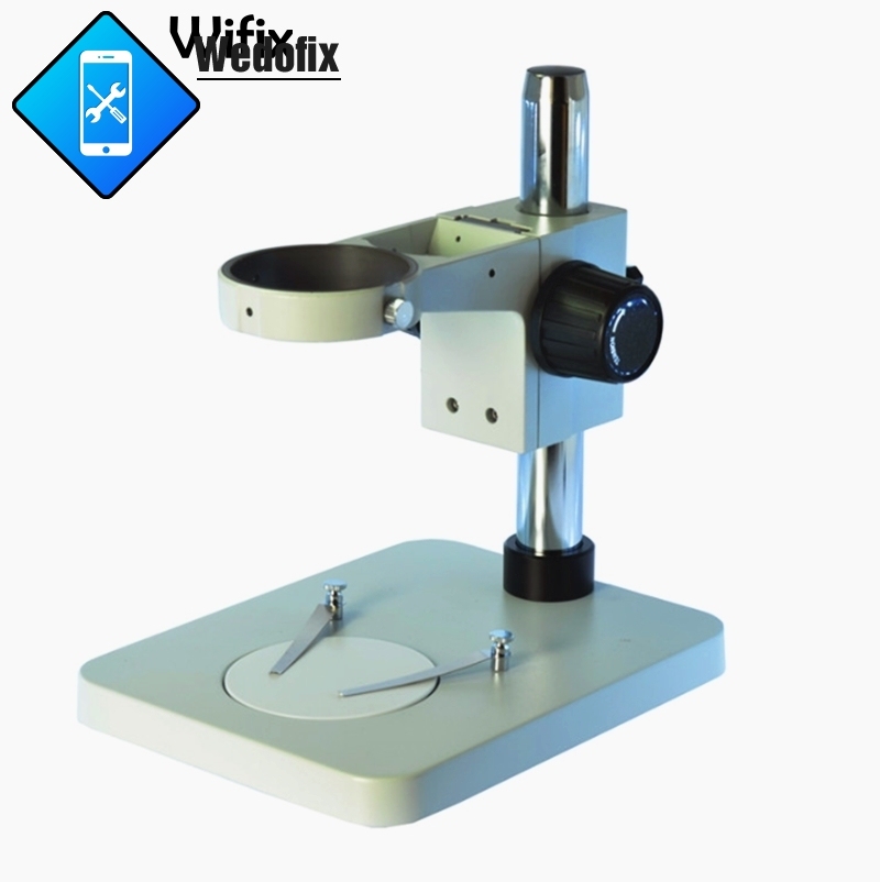 3.5X-90X Stereo Zoom Microscope with Barlow Lens Ring LED Light for Microsoldering Repair