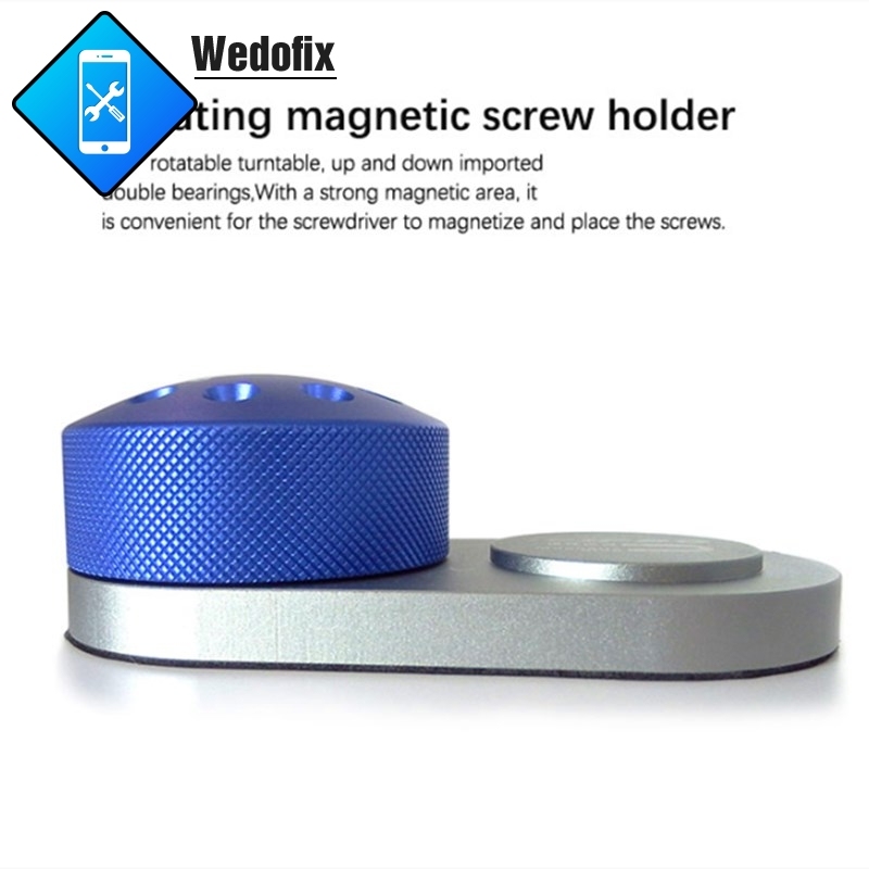 Rotating Magenetic Screwdriver Oragnizer Universal Screwdriver Storage Box 9-Hole