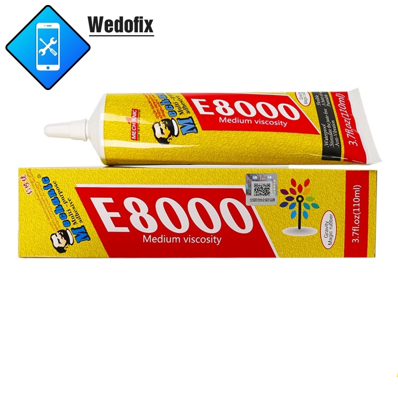 Mechanic E8000 50mL Phone Back Glass Repair Adhesive Phone Screen Repair Glue with Syringe