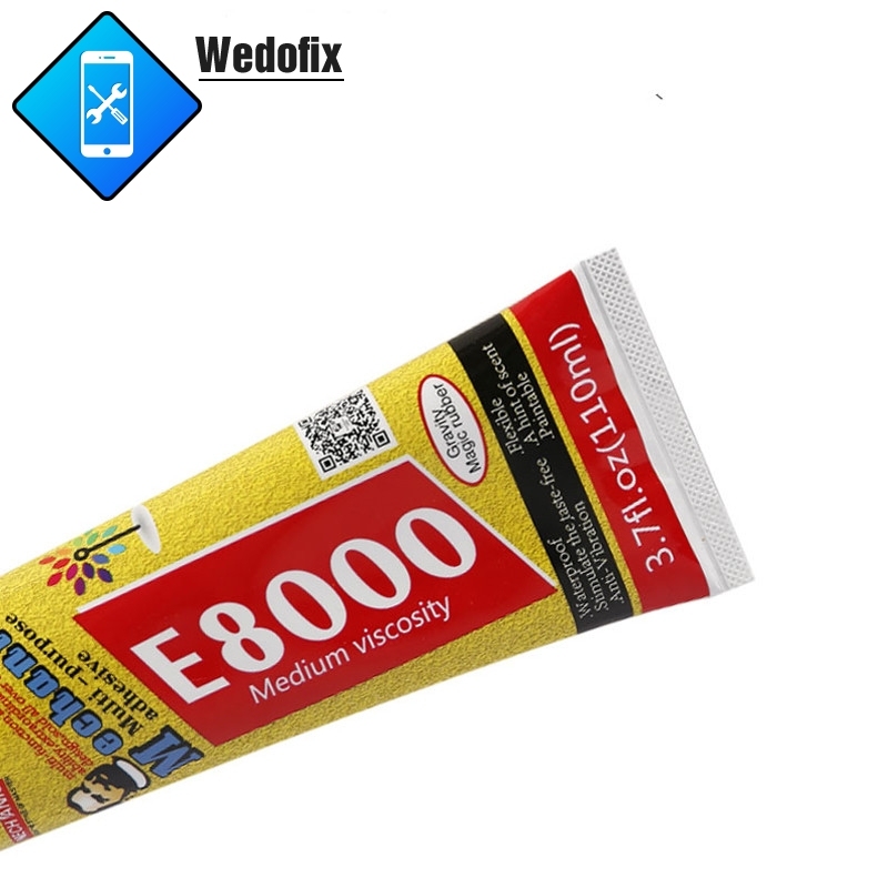 Mechanic E8000 50mL Phone Back Glass Repair Adhesive Phone Screen Repair Glue with Syringe