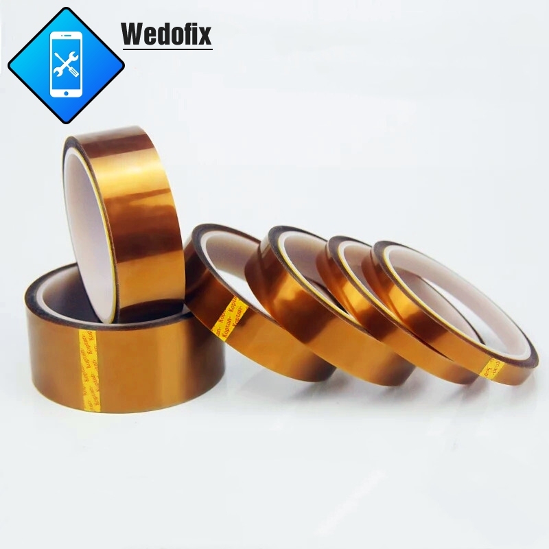 30 Yard Kapton Tape Polyimide High Temp Resistant Tape Multi-sized Bundle with Silicone Adhesive for Microsoldering Repair