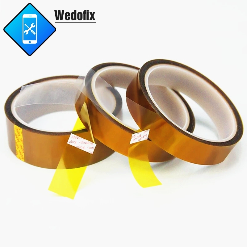 30 Yard Kapton Tape Polyimide High Temp Resistant Tape Multi-sized Bundle with Silicone Adhesive for Microsoldering Repair