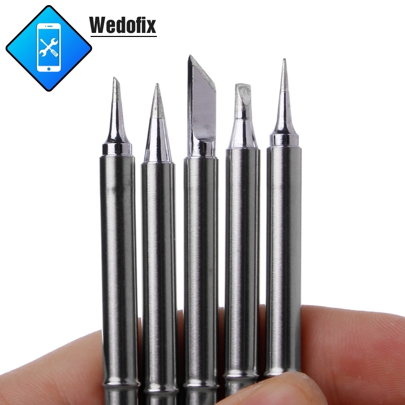 5 Pcs T12 Series Solder Iron Tips for Hakko FX951 BAKON 950D