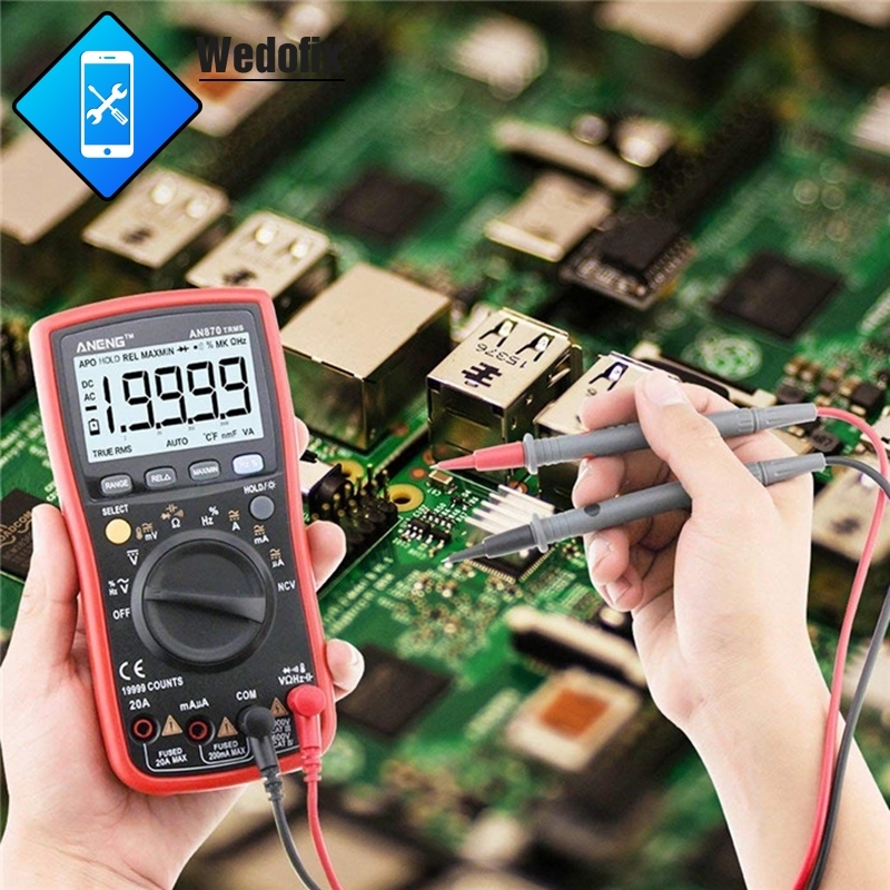 ANENG AN870 High-Precision Multimeter Four-digits Semi-digital Display Electrical Instrument for Mircosolder Repair