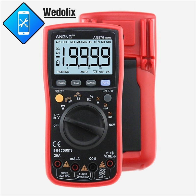 ANENG AN870 High-Precision Multimeter Four-digits Semi-digital Display Electrical Instrument for Mircosolder Repair